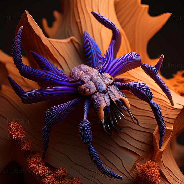 3D модель Lampropelma violaceopes (STL)
